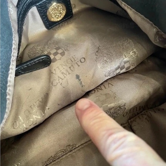 Vince Camuto black leather tassel two way bag - Picture 10 of 11